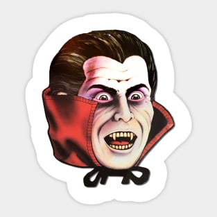 Vintage Vampire Halloween Sticker